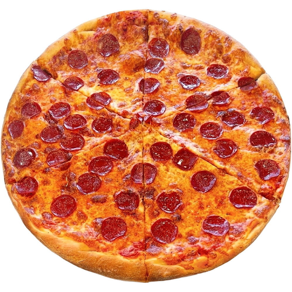 Fresh pepperoni pizza from Southside Pizza in Philadelphia